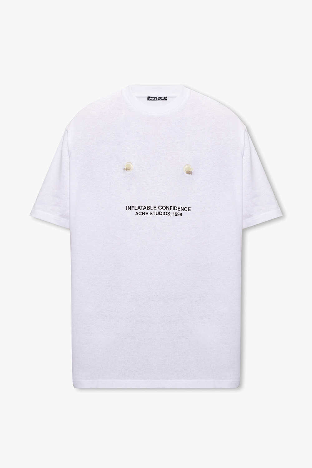 White Oversize T shirt Acne Studios SchaferandweinerShops Denmark shirt uomo omc x umbro football leader